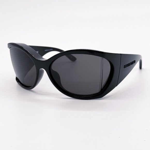 NEW BALENCIAGA BB0154S 001 UNISEX SUNGLASSES BALENCIAGA GOOGLES EYEWEAR - Picture 1 of 11